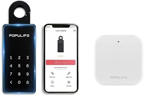 WiFi Lock Box for Outside with Gateway — Smart Lock, Populife