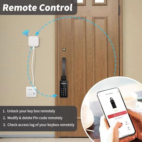 WiFi Lock Box for Outside with Gateway — Smart Lock, Populife