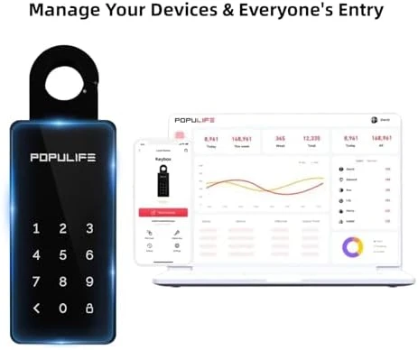 WiFi Lock Box for Outside with Gateway — Smart Lock, Populife
