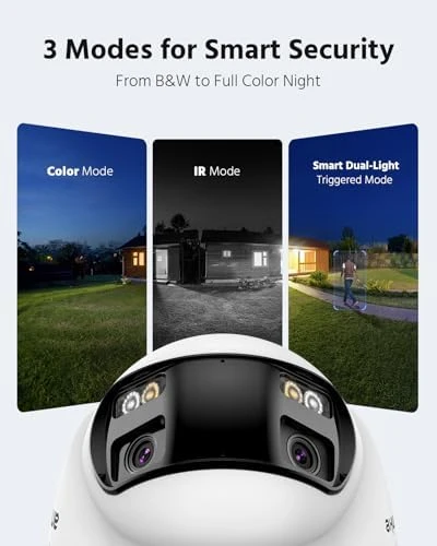4K PoE Security Camera System with Dual Lens, 180° Wide Angle — Security Camera, Annke