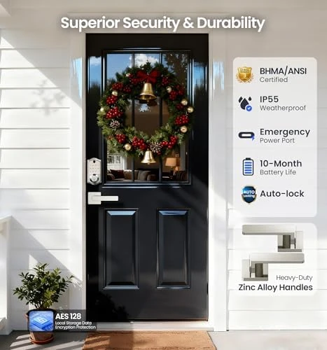 Fingerprint Smart Lock for Front Door — Smart Lock, Veise