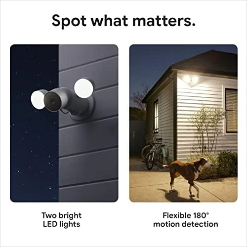 Nest Cam with Floodlight — Security Camera, Google