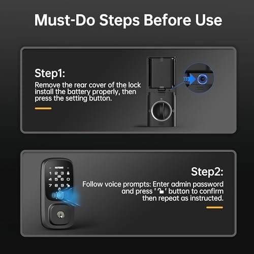 Palm Vein Smart Lock with Handle Set — Smart Lock, NUTOMO