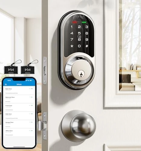 Smart Lock with 2 Knob Handle Set — Smart Lock, Veise