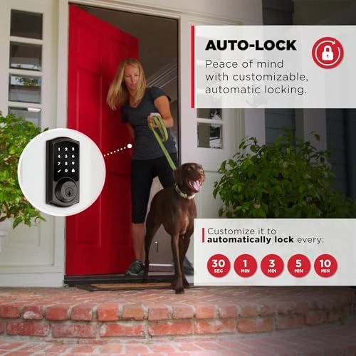 Touchscreen Lock with Z-Wave Long Range — Smart Lock, Kwikset