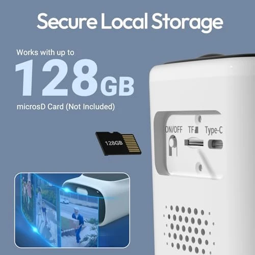 WiFi Cameras with Double Solar Panels — Security Camera, RICHCHO