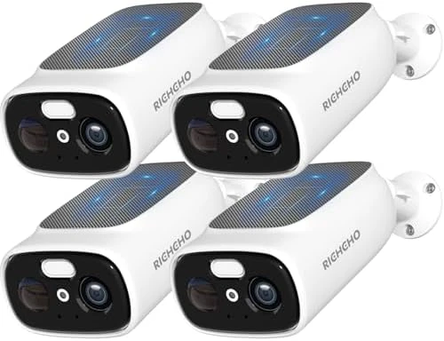 WiFi Cameras with Double Solar Panels — Security Camera, RICHCHO