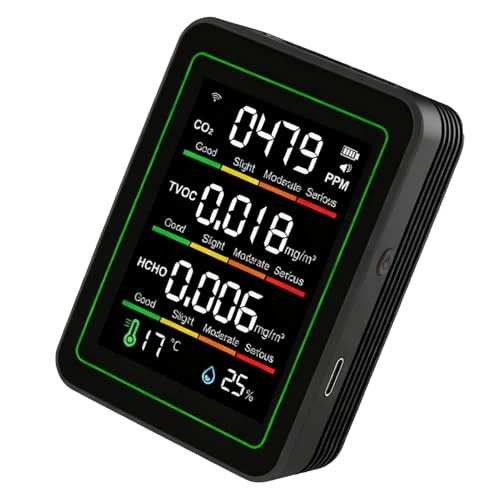 5-in-1 WiFi Air Quality Detector — Air Quality Monitor, Zunate