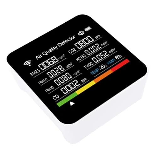 Air Quality Detector, 14-in-1 Indoor Meter with PM2.5 Display — Air Quality Monitor, Zunate