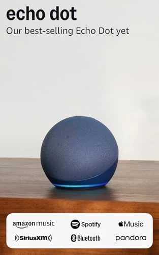Echo Dot (newest model) - Vibrant sounding speaker — Smart Speaker, Amazon