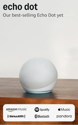 Echo Dot (newest model) - Vibrant sounding speaker — Smart Speaker, Amazon