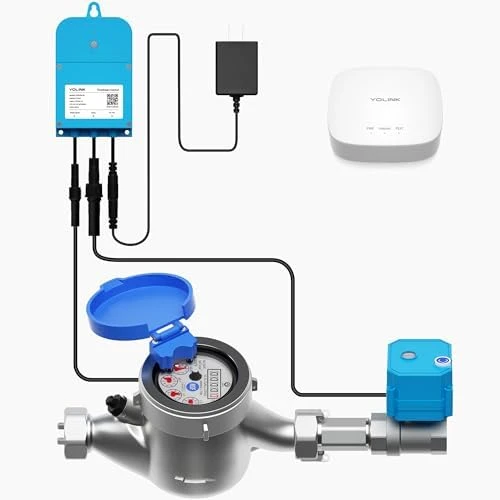 Smart Water Usage Monitor and Leak Detection — Water Shut Off Valve, YoLink
