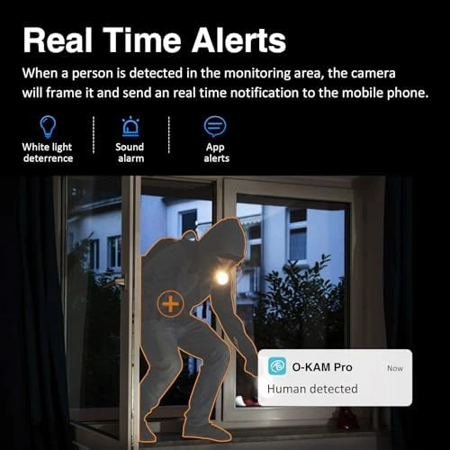 Smoke & Gas Detection Home Security Camera with Sound Alarm & Real Time Alert — Security Camera, EVERSECU