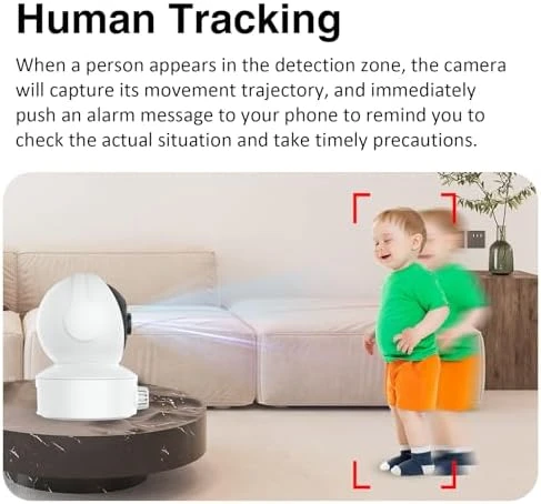 Smoke & Gas Detection Home Security Camera with Sound Alarm & Real Time Alert — Security Camera, EVERSECU