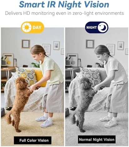 Wireless WiFi Indoor Camera Smoke Detector — Security Camera, DTCRCH