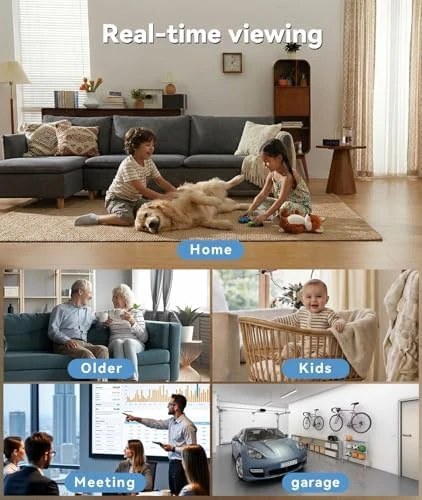 Wireless WiFi Indoor Camera Smoke Detector — Security Camera, DTCRCH