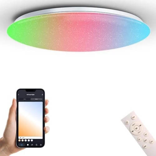 LED Ceiling Light with Bluetooth Speaker — Desk Lamp, Ghettalinn