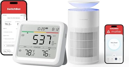 Meter Pro CO2 Detector and Air Purifier — Air Purifier, SwitchBot