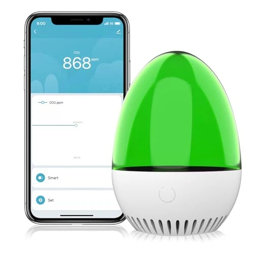 WiFi Air Quality Meter — Air Quality Monitor, Eujgoov
