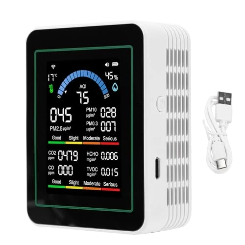 WiFi Air Quality Monitor 10 in 1 — Air Quality Monitor, Eujgoov