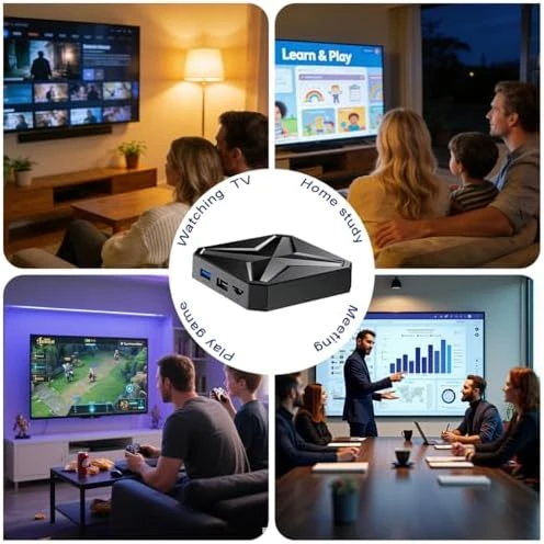 4K Streaming Media Player with Voice Remote — Smart TV, LEFFOT