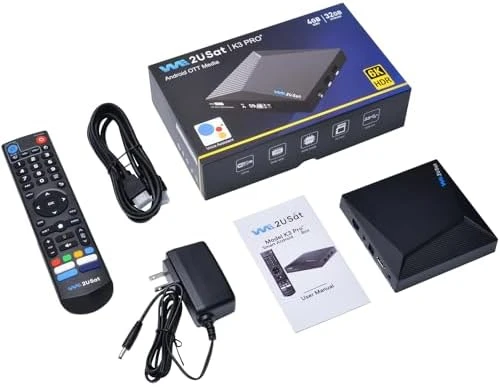 Android Smart TV Box 6K Ultra HD with Voice Remote — Smart TV, WE2USAT