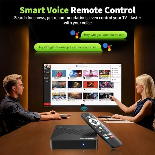 Android TV Box 4GB RAM 32GB ROM — Smart TV, IDEALROYAL