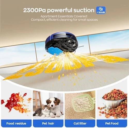 Robot Vacuum and Mop Combo for Pet Hair — Robot Vacuum, MANVN