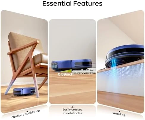 Robot Vacuum and Mop Combo for Pet Hair — Robot Vacuum, MANVN
