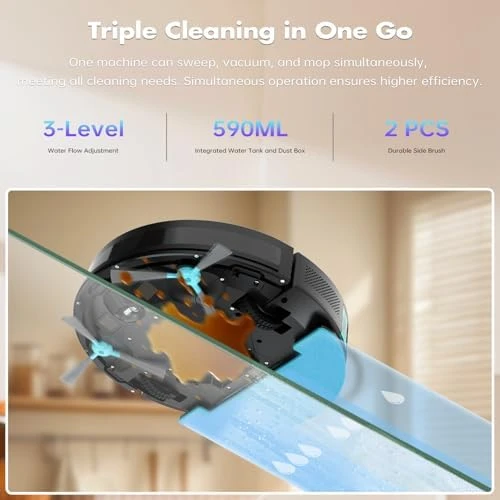 Robot Vacuum and Mop Combo — Robot Vacuum, ECHOHOME