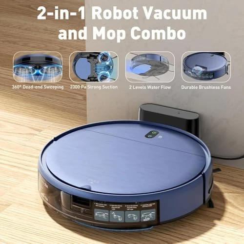 Robot Vacuum and Mop Combo — Robot Vacuum, ZCWA