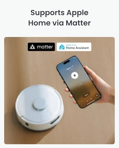 Robot Vacuum & Mop with Matter, 6000Pa Suction, 90-Day Hands-Free Self-Emptying, LDS Navigation, 3.6" Ultra-Slim,... — Robot Vacuum, SwitchBot