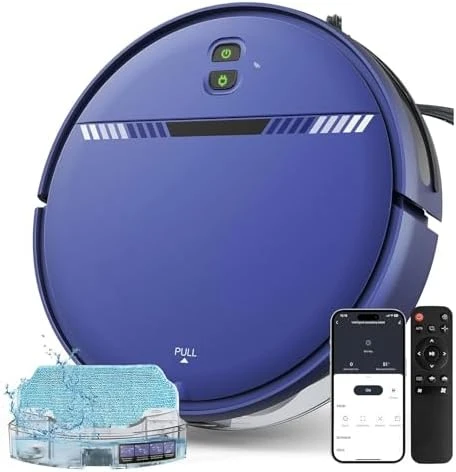 Robot Vacuum Cleaner, Smart Robotic Vacuum Wi-Fi Connected, App Control, Compatible with Alexa and Google Assistant,... — Robot Vacuum, XIEBro Life