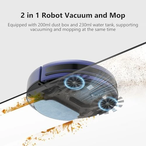 Robot Vacuum Cleaner, Smart Robotic Vacuum Wi-Fi Connected, App Control, Compatible with Alexa and Google Assistant,... — Robot Vacuum, XIEBro Life