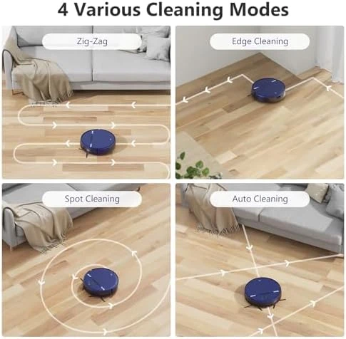 Robot Vacuum Cleaner, Smart Robotic Vacuum Wi-Fi Connected, App Control, Compatible with Alexa and Google Assistant,... — Robot Vacuum, XIEBro Life