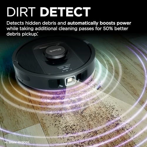 Self-Empty Robot Vacuum with NeverStuck Technology — Robot Vacuum, Shark