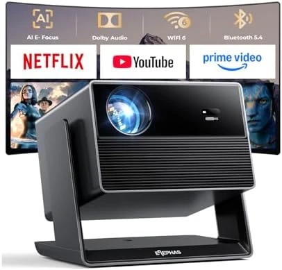 Smart 4K Projector with WiFi and Bluetooth — Smart Projector, ELEPHAS