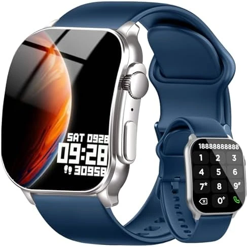 2.01" AMOLED Curved Touchscreen Fitness Watch — Smart Watch, Poounur