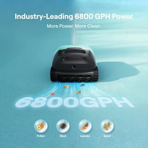 Cordless Pool Vacuum Robot for Inground & Above Ground Pools — Robot Vacuum, Beatbot