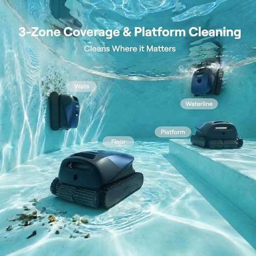 Cordless Pool Vacuum Robot with 6800 GPH Suction — Robot Vacuum, Beatbot
