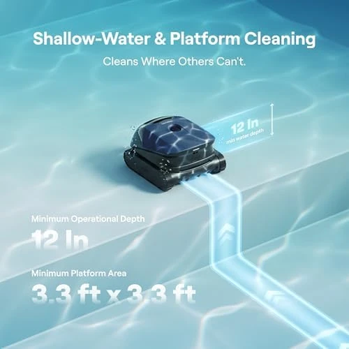 Cordless Pool Vacuum Robot with 6800 GPH Suction — Robot Vacuum, Beatbot