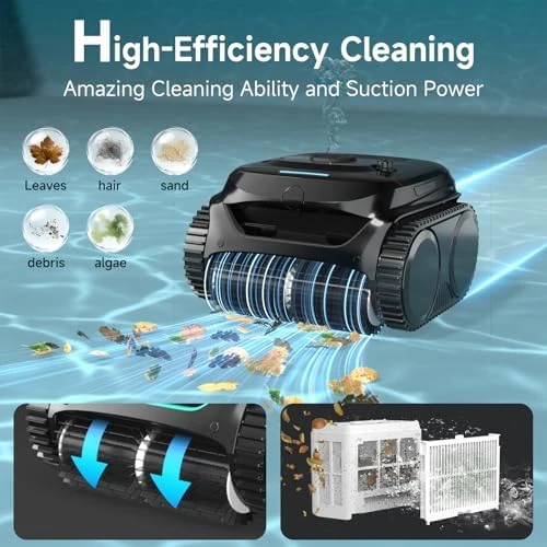 Cordless Robotic Pool Cleaner — Robot Vacuum, WYBOT