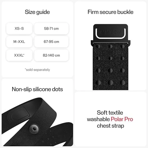 Heart Rate Monitor Chest Strap — Fitness Tracker, Polar