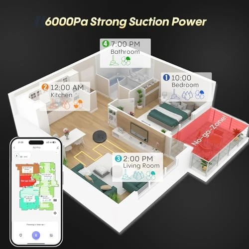 Self-Emptying Robot Vacuum and Mop — Robot Vacuum, eitton