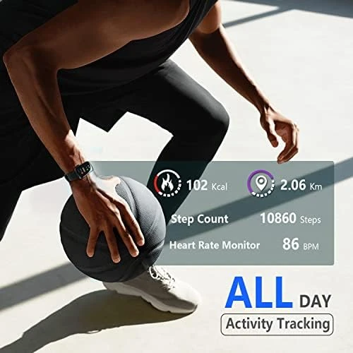 Slim Fitness Tracker with Blood Oxygen, Blood Pressure, Heart Rate and Sleep Tracking — Fitness Tracker, FITVII