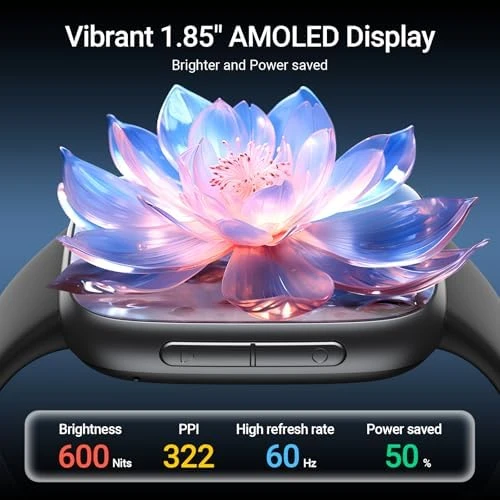 Smart Watch with AMOLED Display and Fitness Tracking — Fitness Tracker, Fitpolo