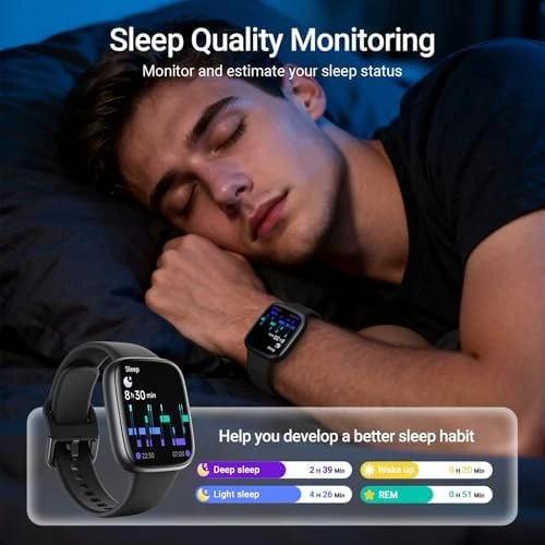 Smart Watch with AMOLED Display and Fitness Tracking — Fitness Tracker, Fitpolo