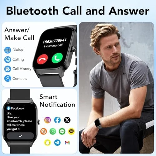 Smart Watch with 1.85" HD Display — Smart Watch, CASCHO