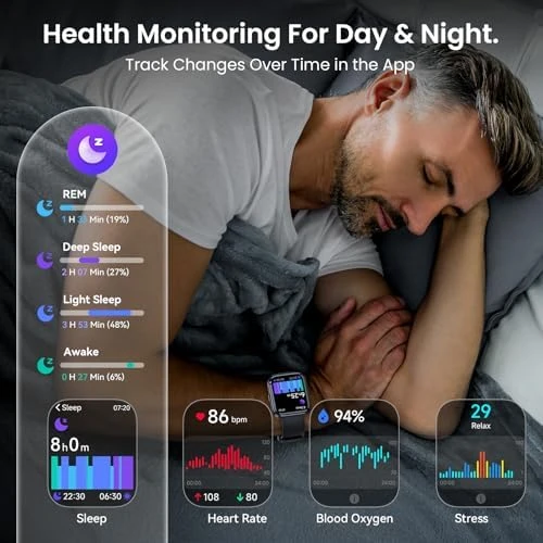 Smart Watch with Health Monitoring and Alexa — Smart Watch, ENOMIR