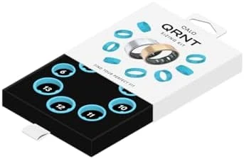 QRNT Smart Ring – Snug Fit – Size Up – Water-Resistant Titanium Fitness Tracker, Tracking for Sleep, Steps, HRV, SpO2 –... — Smart Ring, QALO